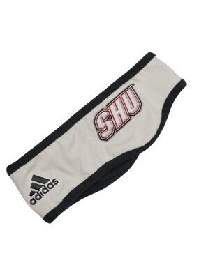 Adidas Sacred Heart University SHU Knit Headband White Gray Womens S/M New